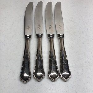 WMF Friodur Inox Silverplate 90 Dinner KNIVES 9" smooth Edge